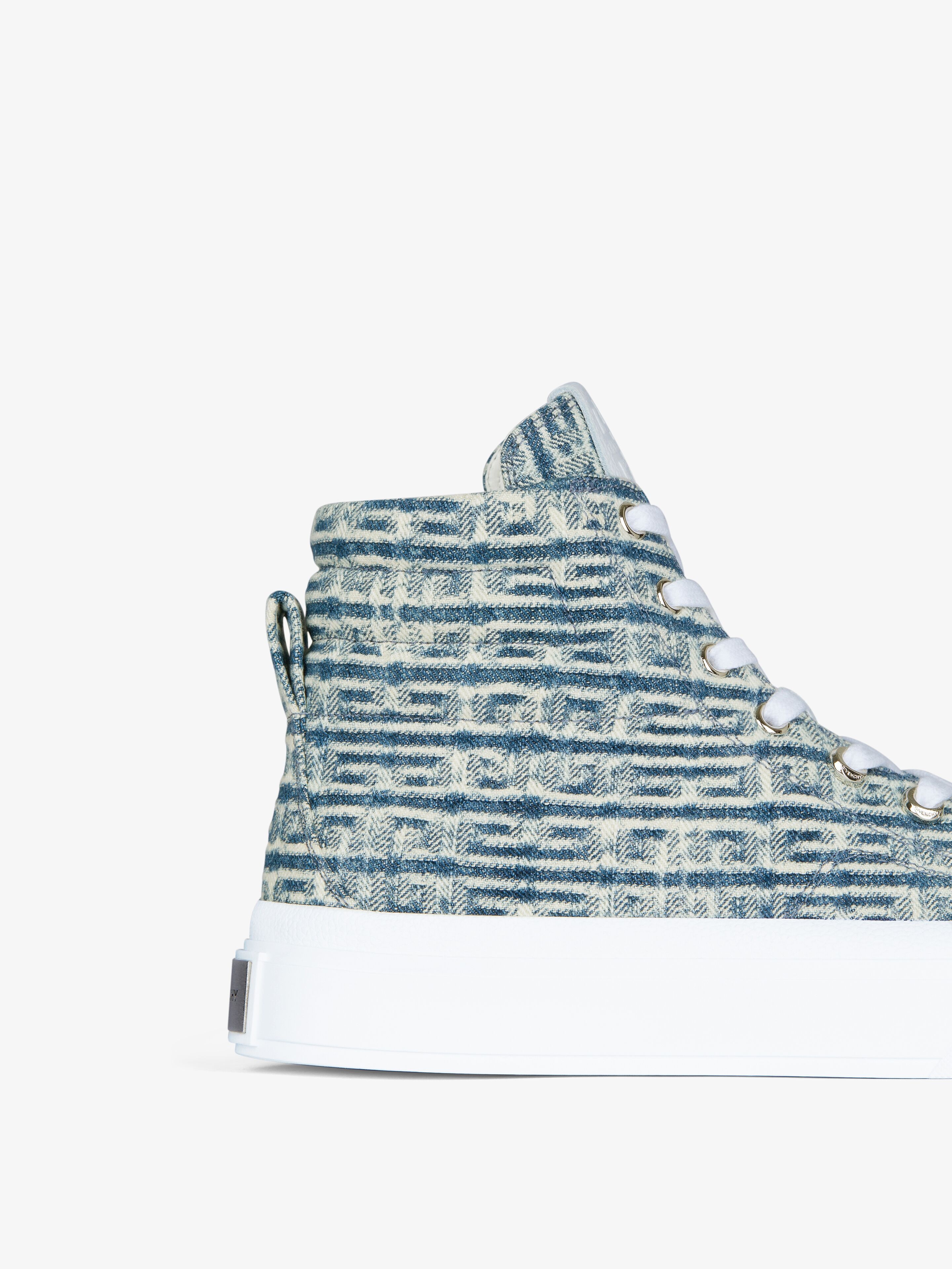 CITY HIGH-TOP SNEAKERS IN 4G JACQUARD - 6