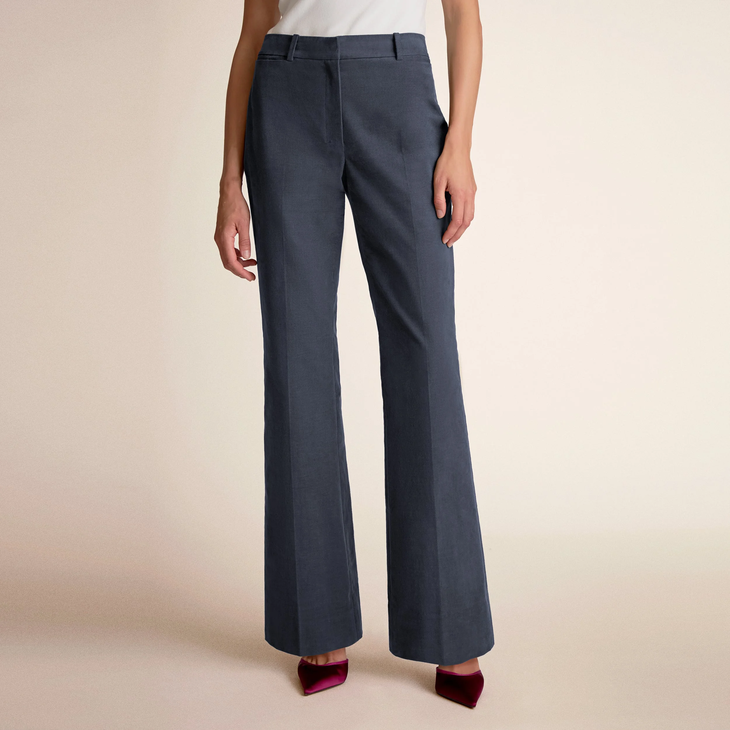 Horton Flare Trouser - Velveteen - 1
