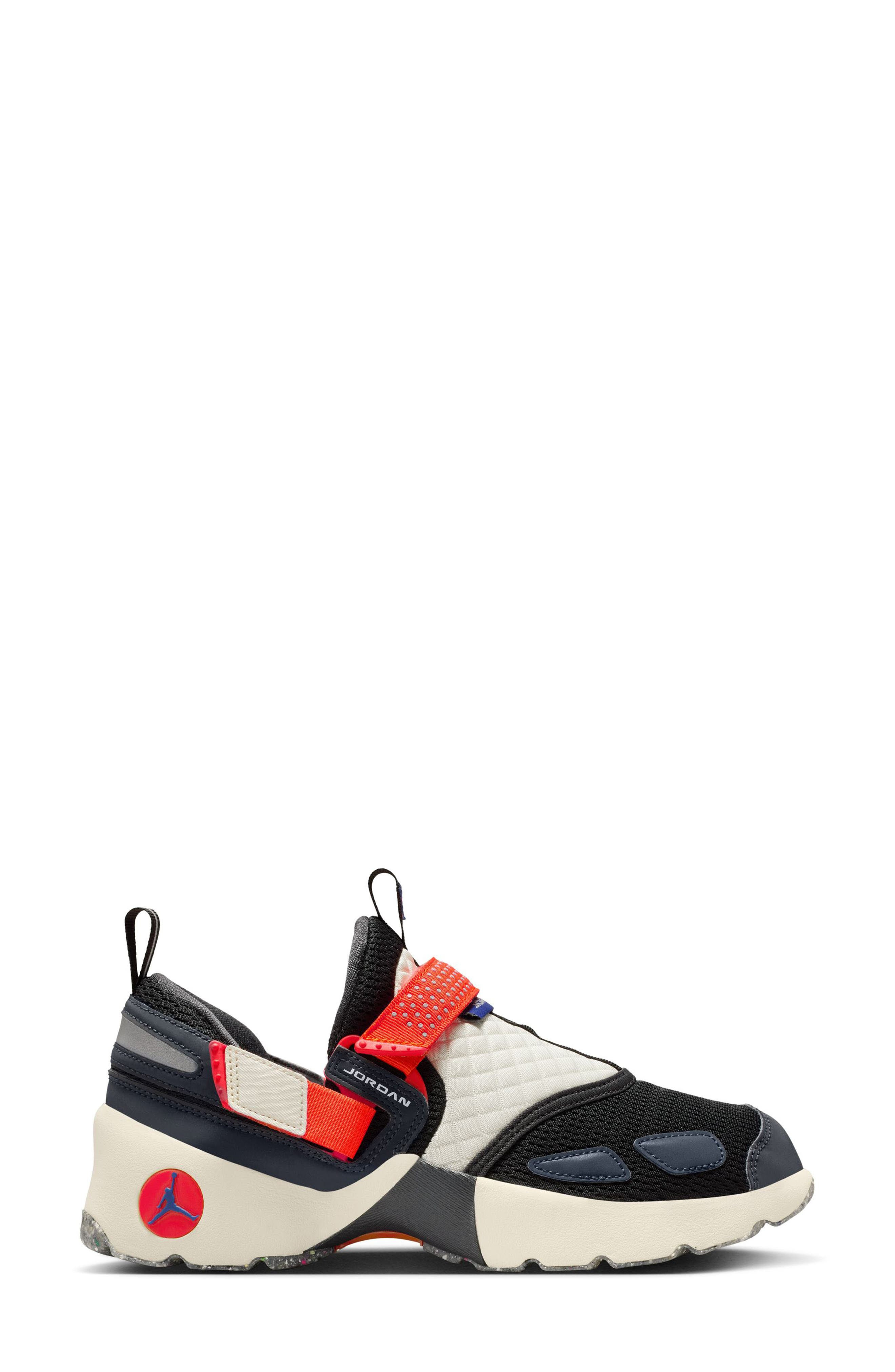 Jordan Trunner LX Sneaker in Black/White/Milk/Orange at Nordstrom - 9