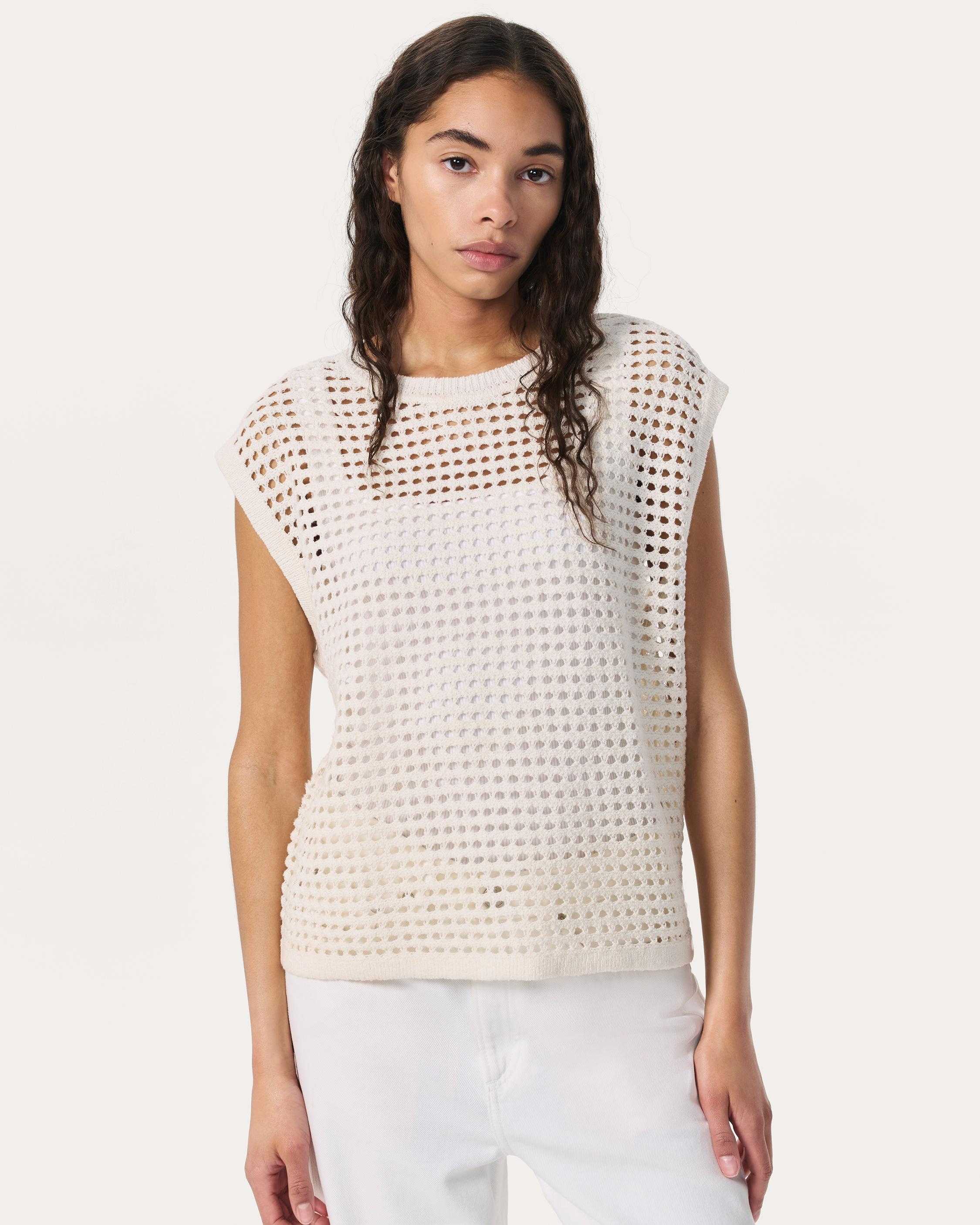 Ezra Open-Knit Vest - 2