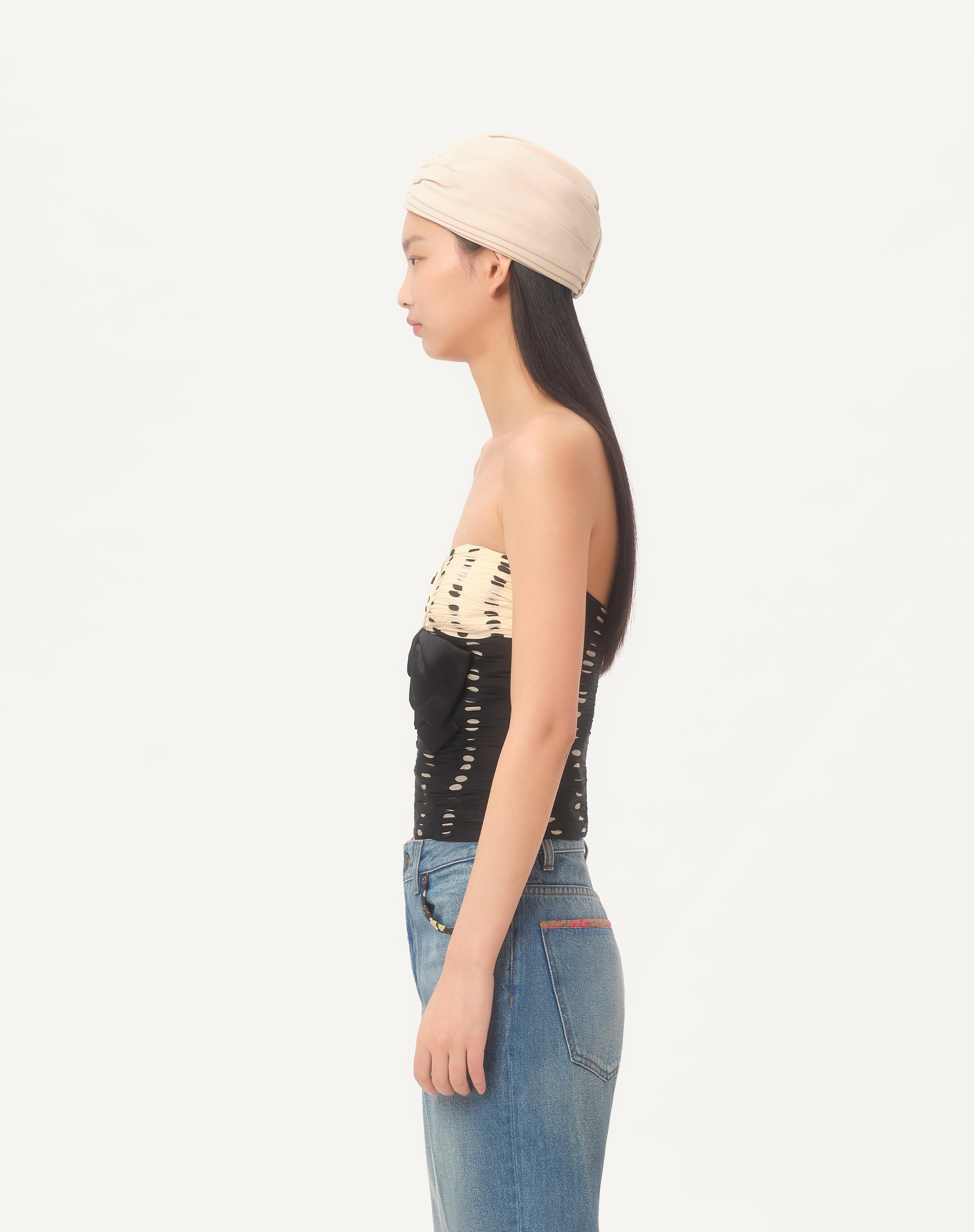 CHIFFON TOP WITH PLUSDEPOIS PRINT - 6