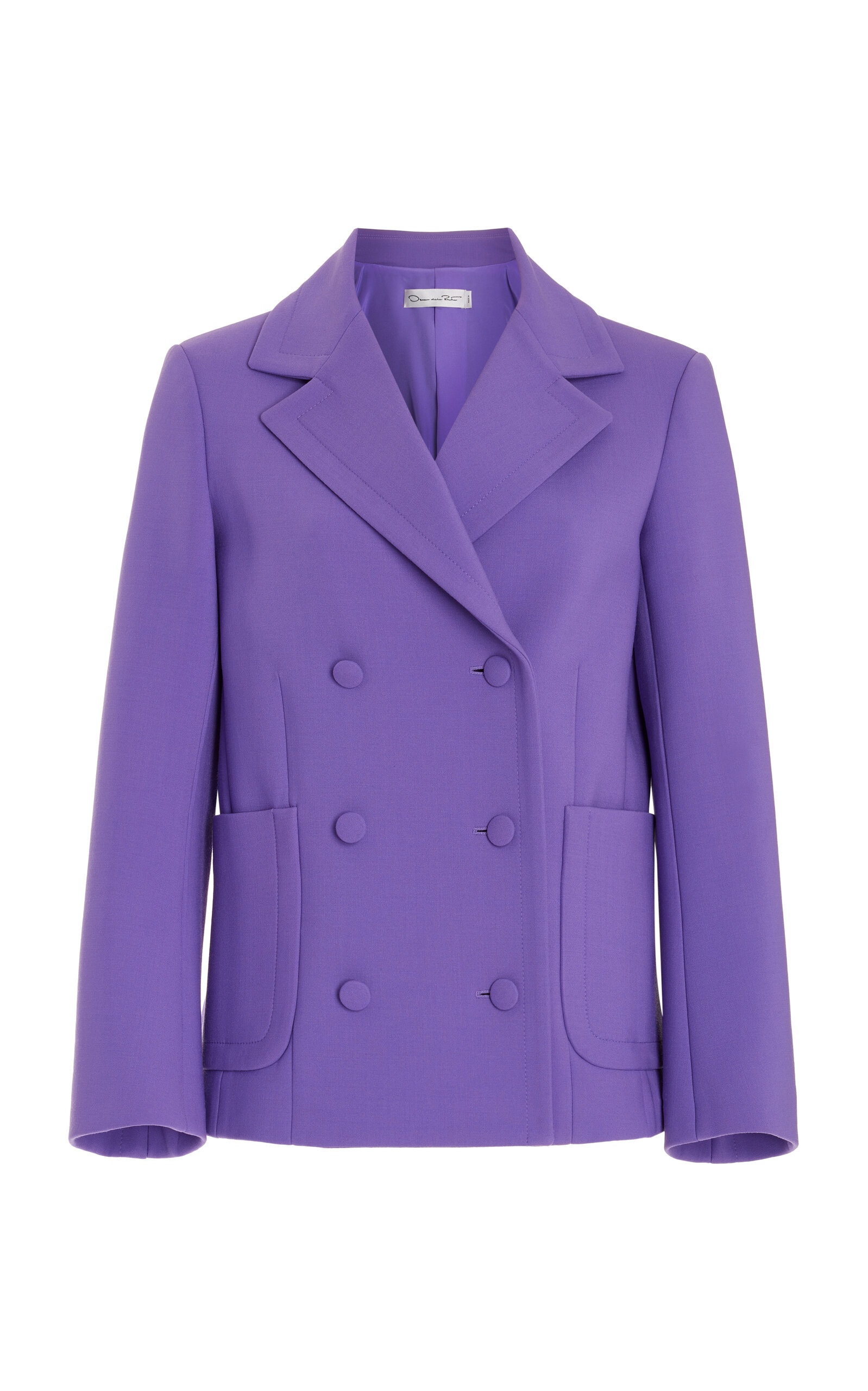 Stretch-Wool Jacket purple - 1