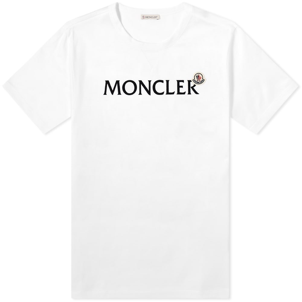 Moncler Text Logo Tee - 1