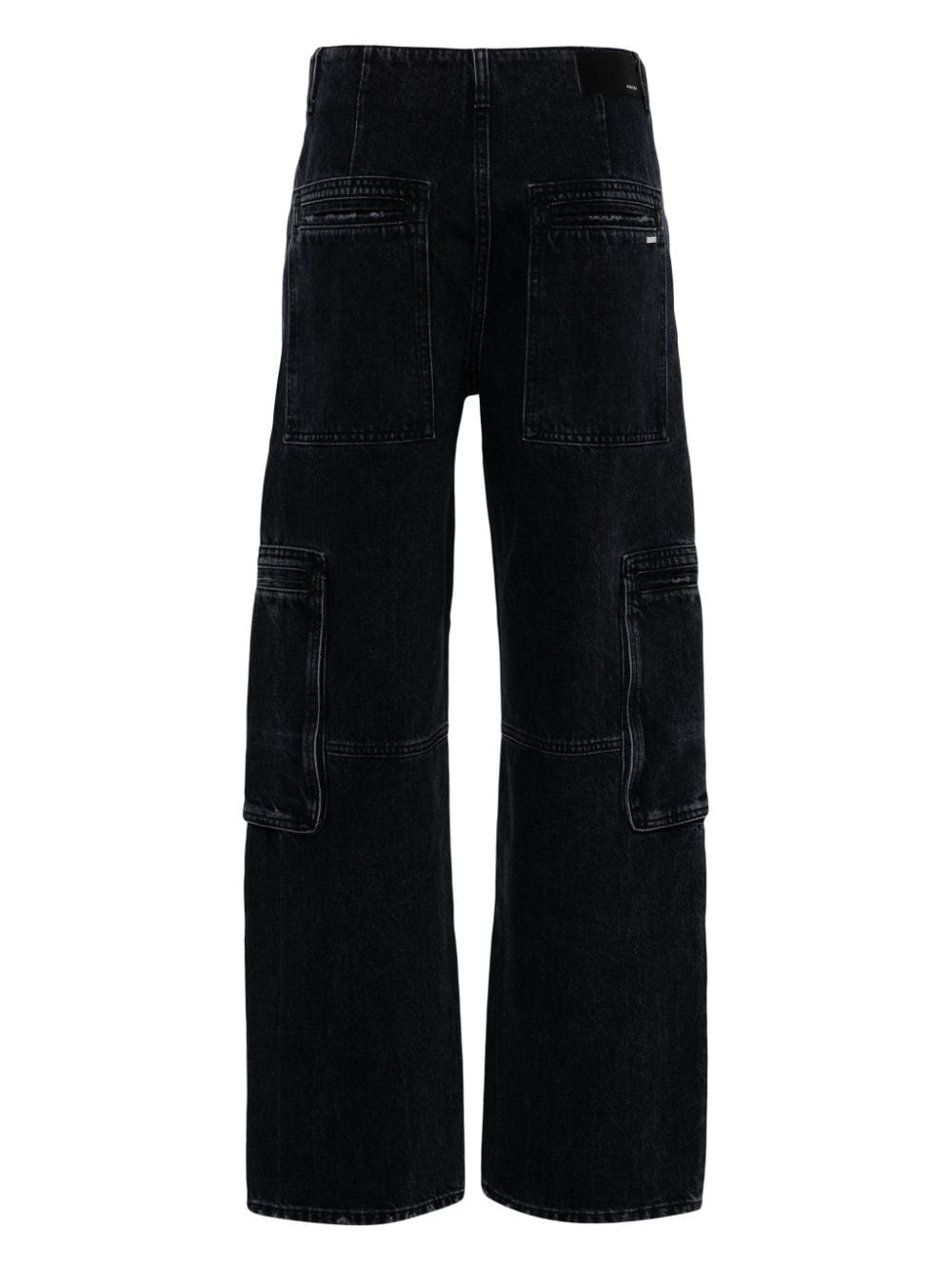 faded-effect cargo trousers - 2