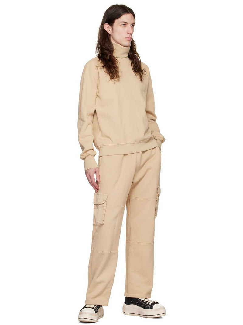 LES TIEN Beige Raglan Turtleneck outlook