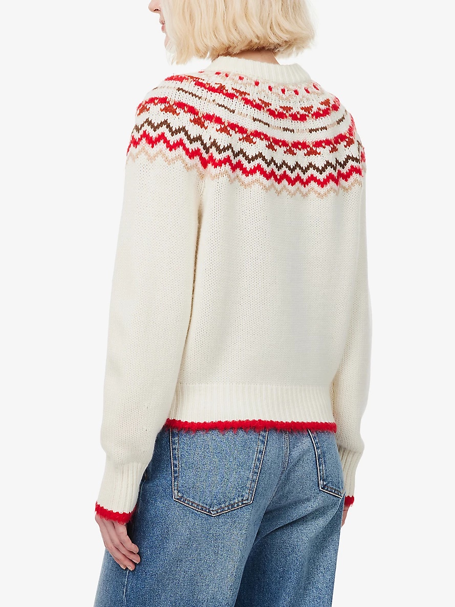 Chalet knitted wool and cashmere cardigan - 4
