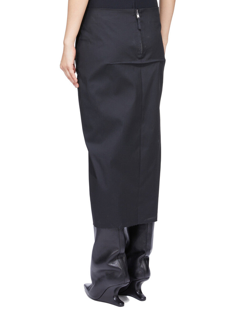 CALF SLICED SKIRT 3