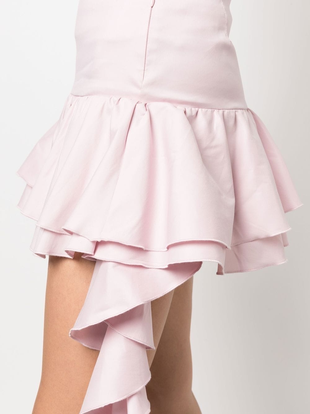 draped peplum mini skirt - 5