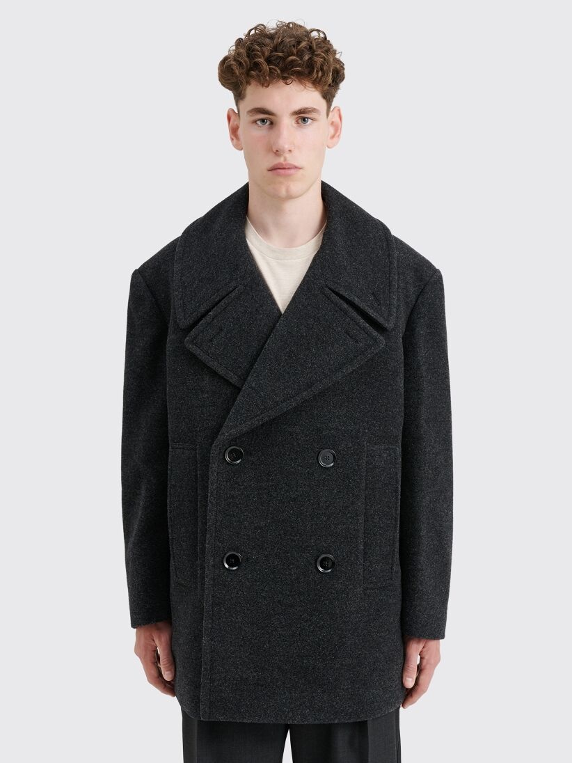Lemaire LEMAIRE MAXI PEA COAT PENGUIN | tresbien | REVERSIBLE