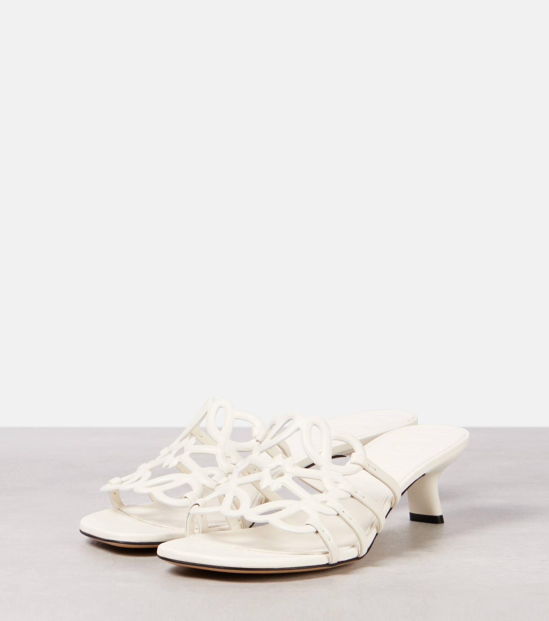 Anagram leather mules - 4