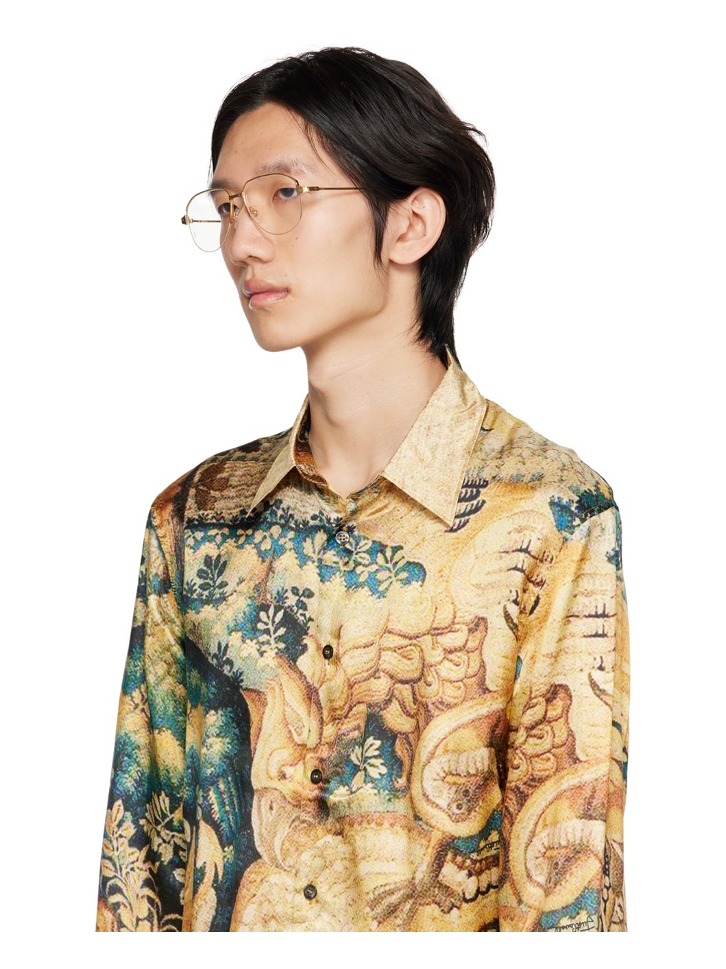 Gold Aviator Glasses - 6