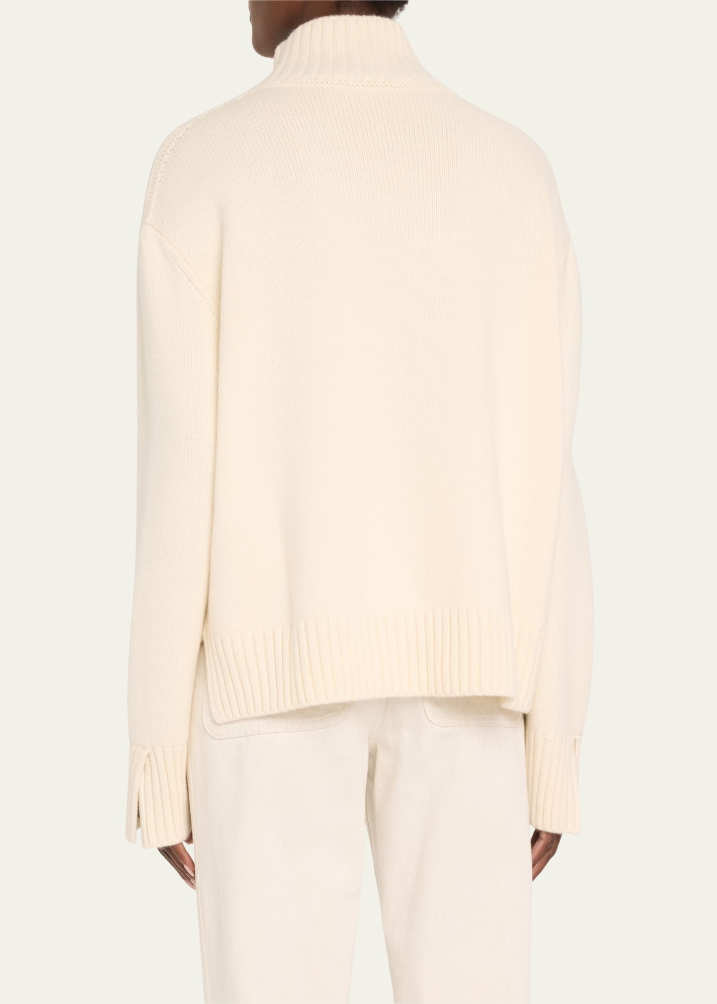 Parksville High-Neck Cashmere Sweater - 3