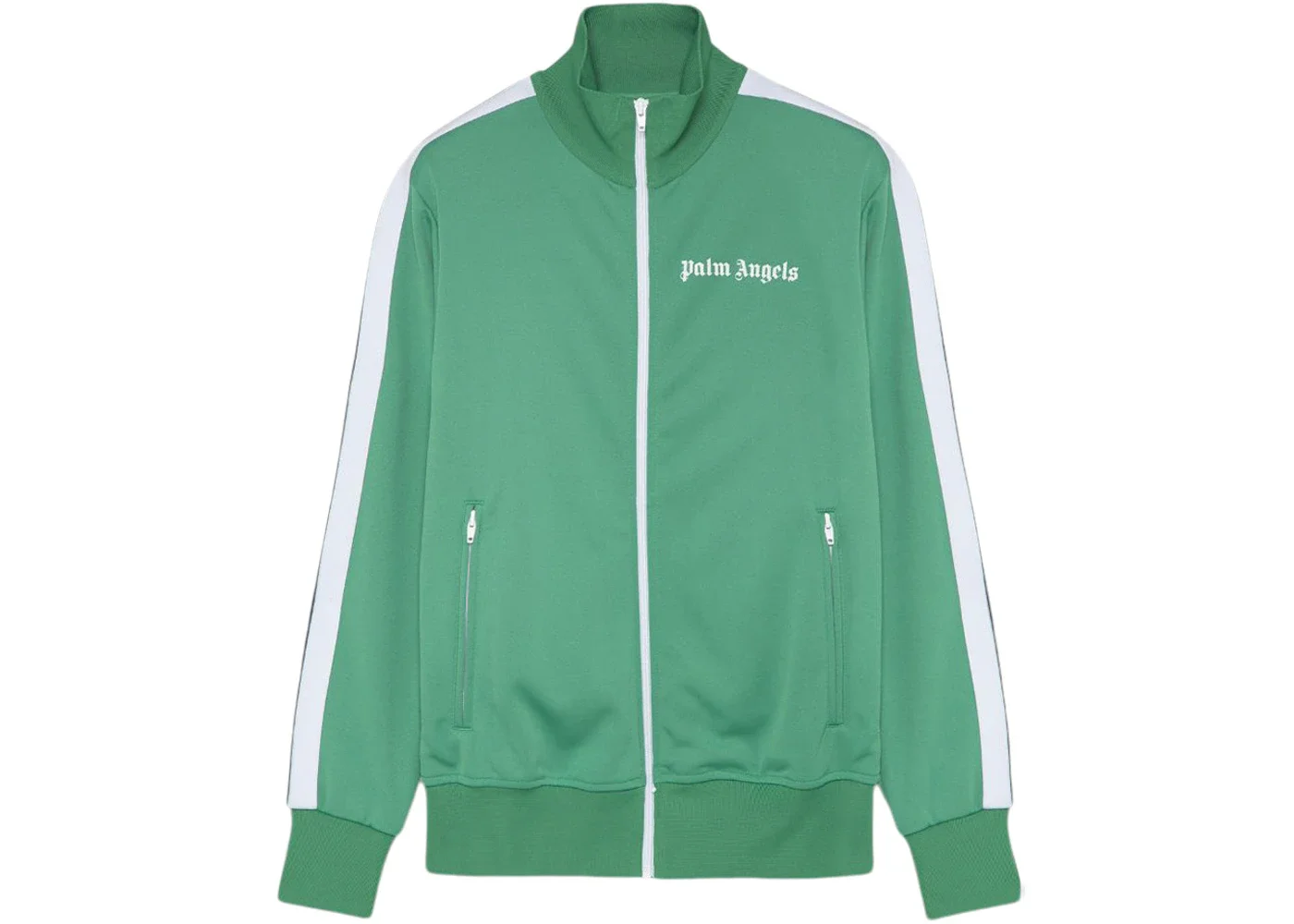 Palm Angels Track Jacket Green/White - 1