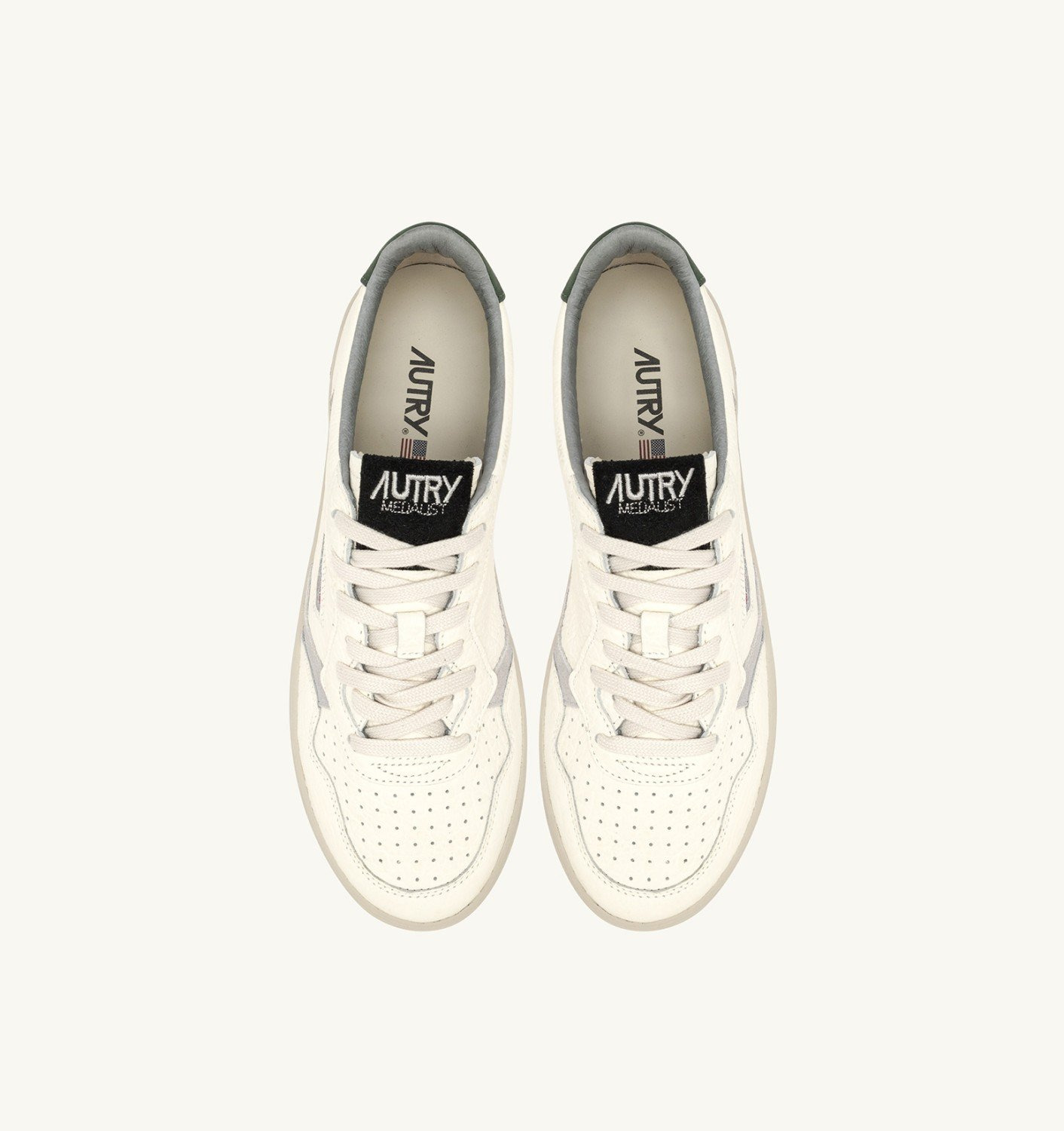 MEDALIST LOW SNEAKERS IN MOUNTAIN AND LOFT LEATHER - 6