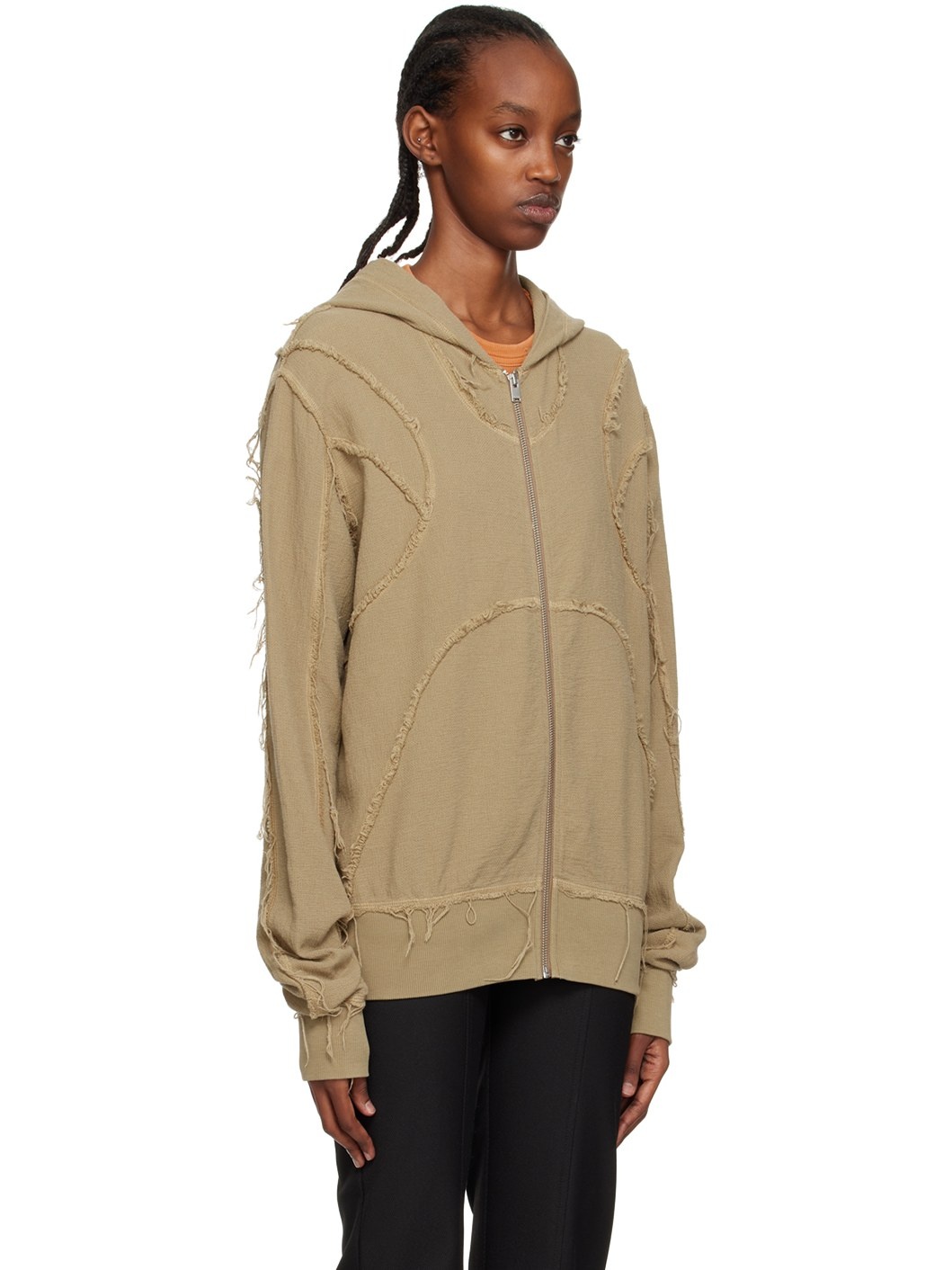 SSENSE Exclusive Beige Hoodie - 2