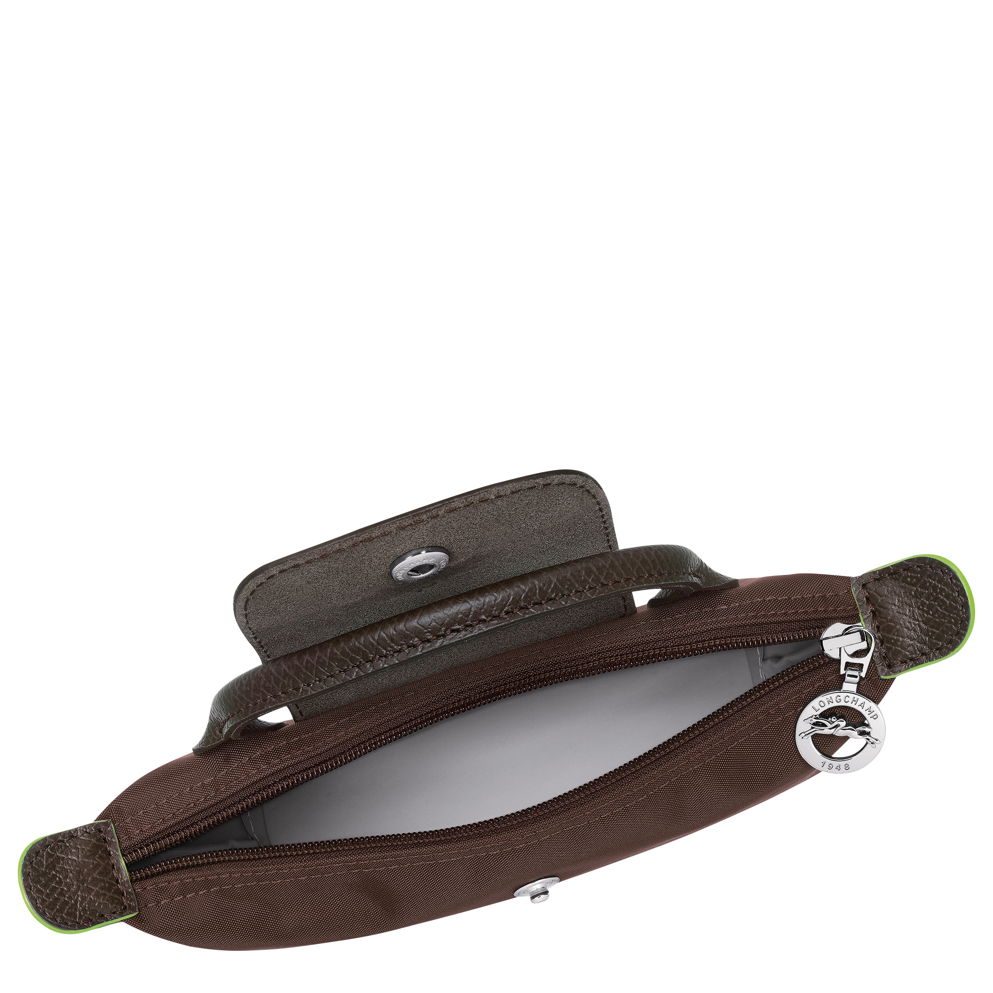 Le Pliage Green Pouch with handle Mocha - Recycled canvas - 5