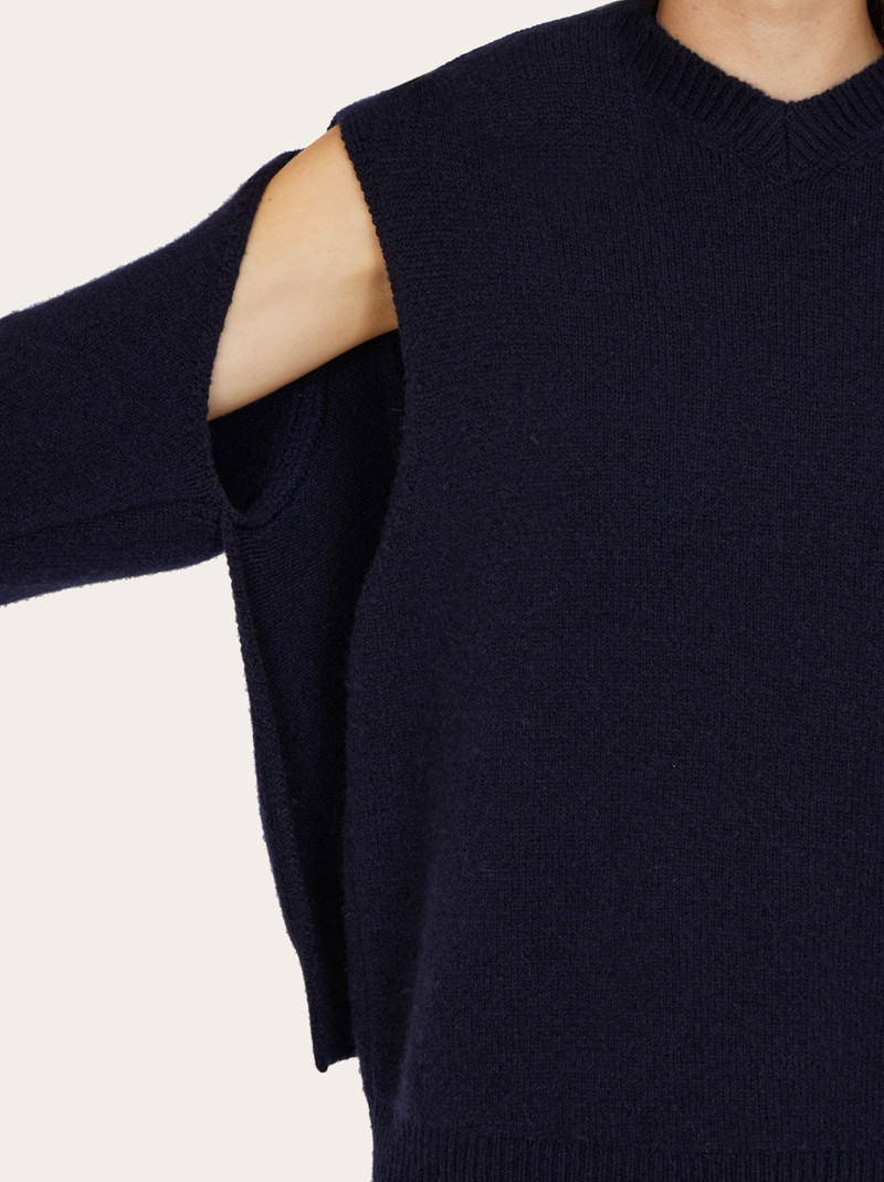 Layered cashmere sweater 6