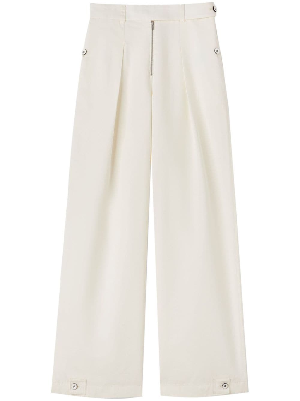 high-waist wide-leg trousers - 1