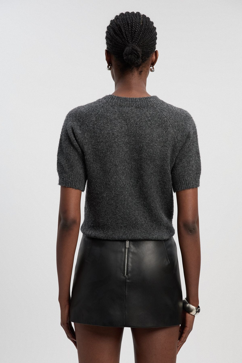 Leather Micro Mini Skirt 4