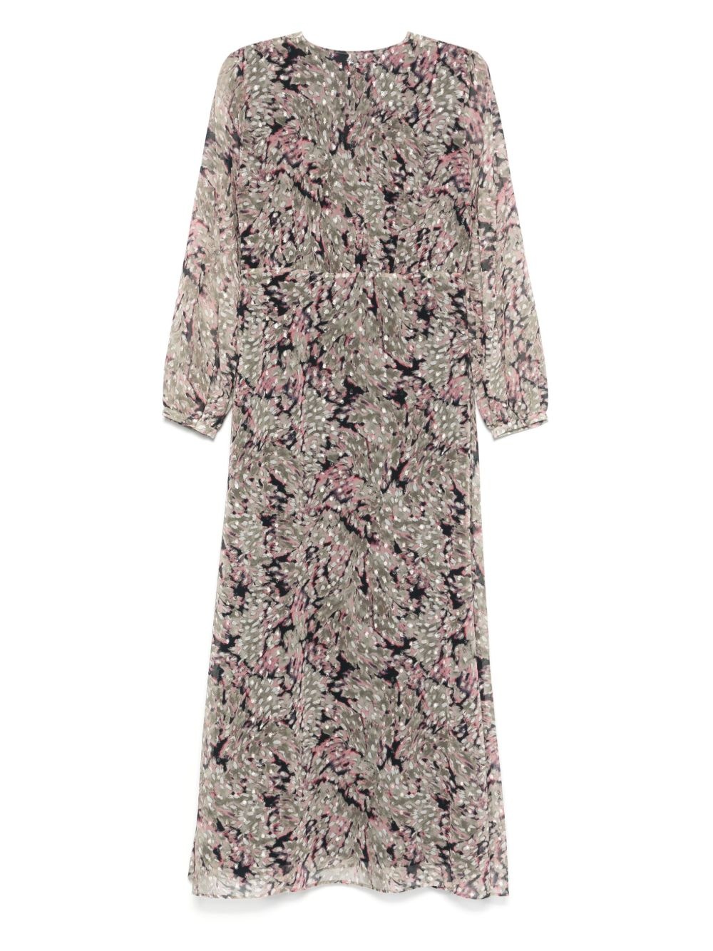 abstract-print maxi dress - 2