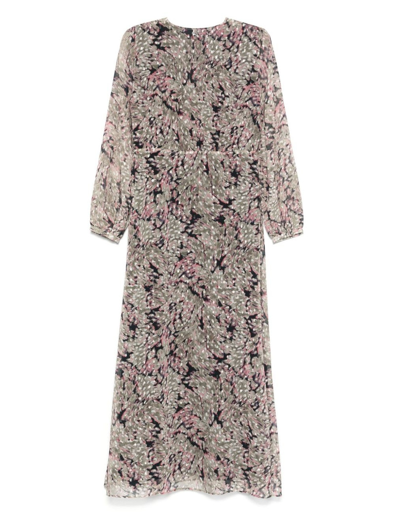 BOSS abstract-print maxi dress outlook