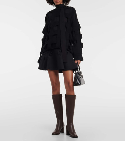 Valentino VLogo Signature leather knee-high boots outlook