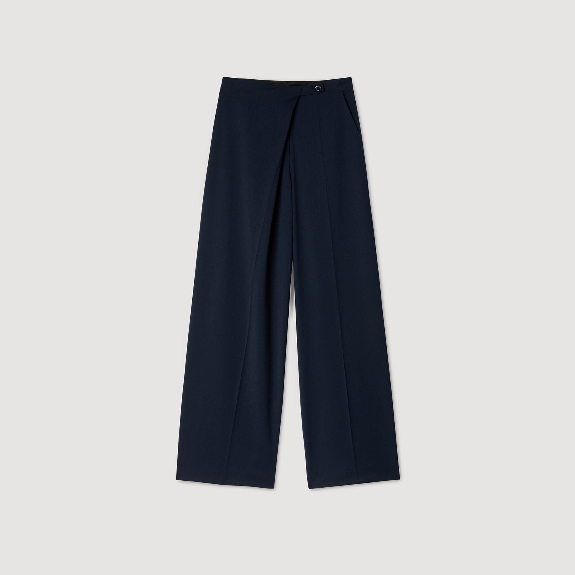 ASYMMETRIC STRAIGHT-LEG TROUSERS - 6