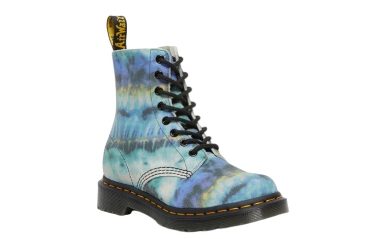(WMNS) Dr. Martens 1460 Pascal Tie Dye Leather Lace Up Boots 'Blue' 27242400 - 2