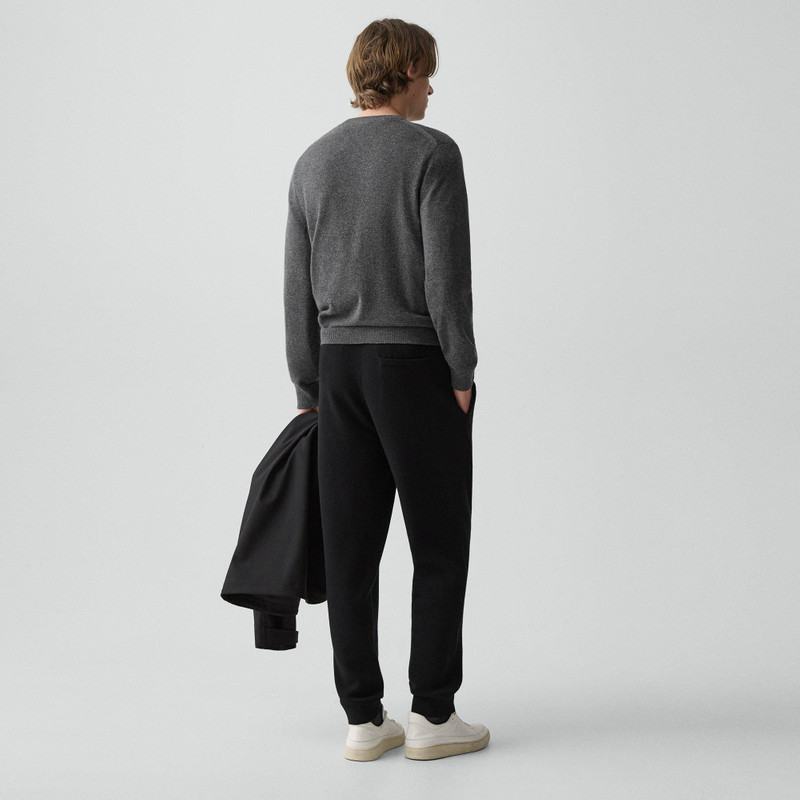 Theory Drawstring Jogger in Wool Bilen outlook
