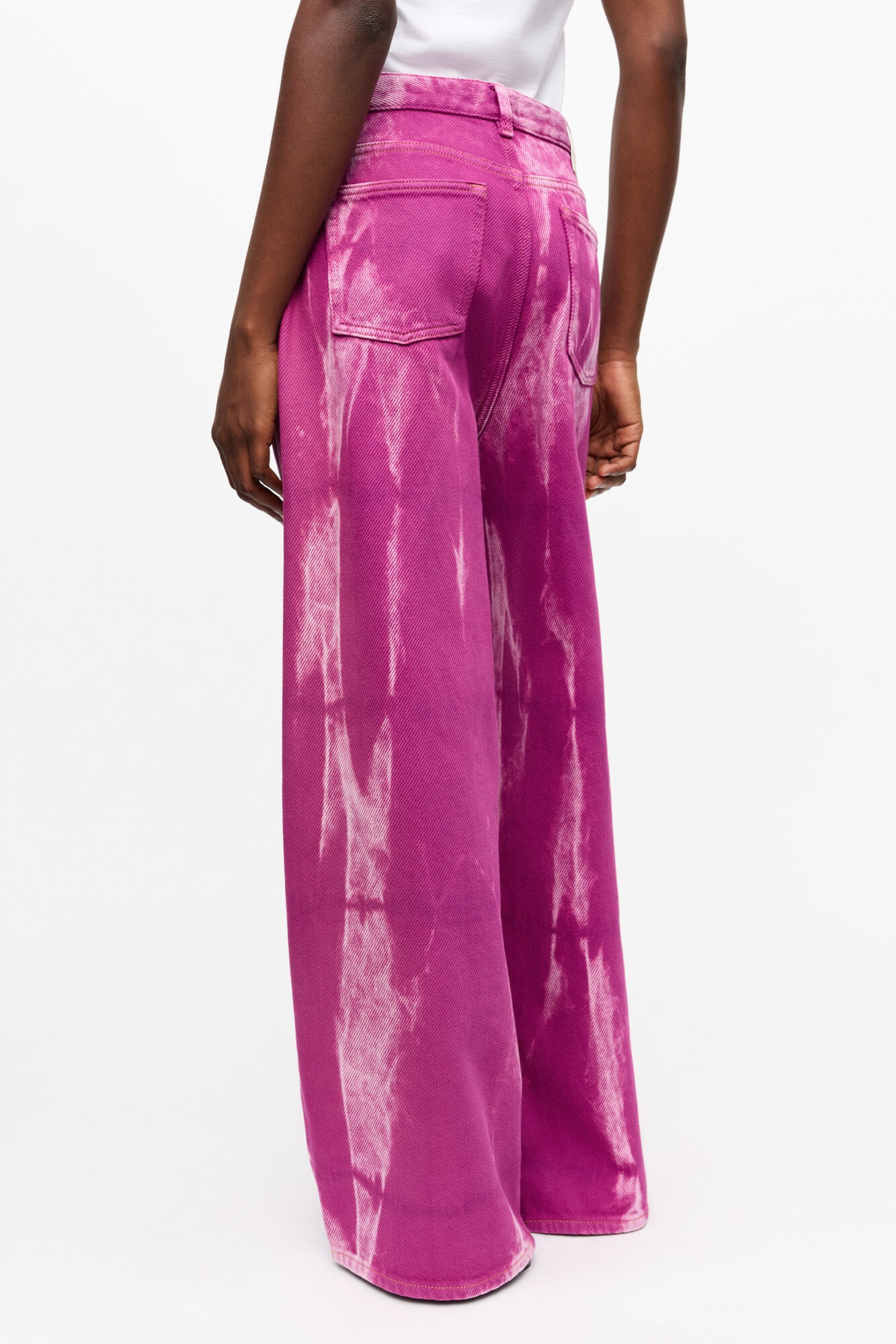 PURPLE OVERDYED HEAVY DENIM MARRI - 4