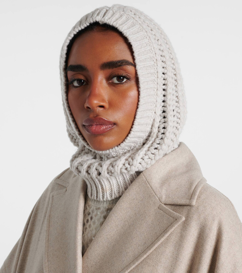 Brunello Cucinelli Cashmere ski mask outlook