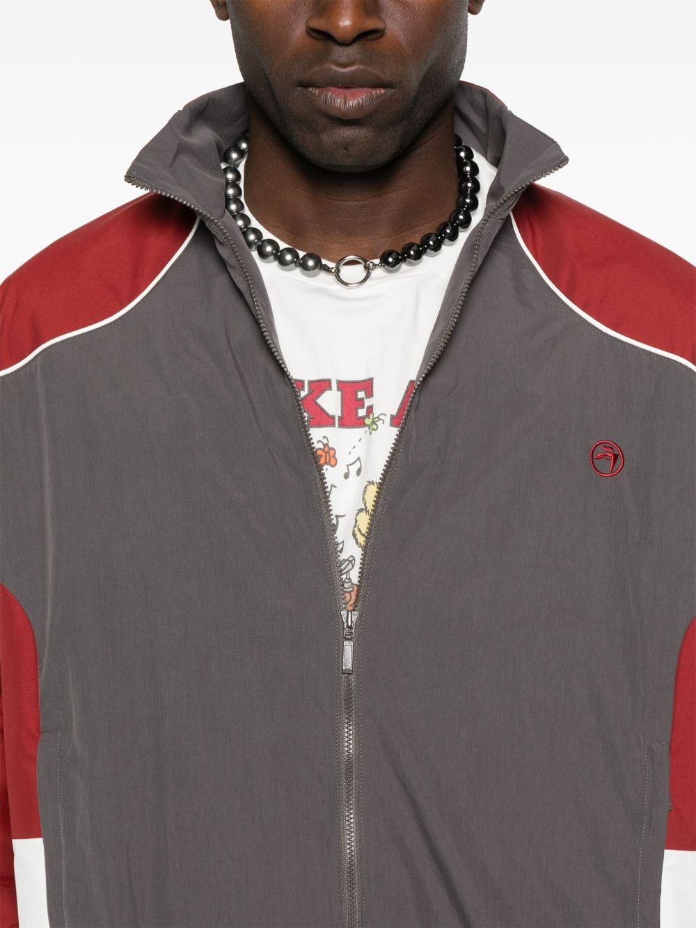 panelled track jacket - 5