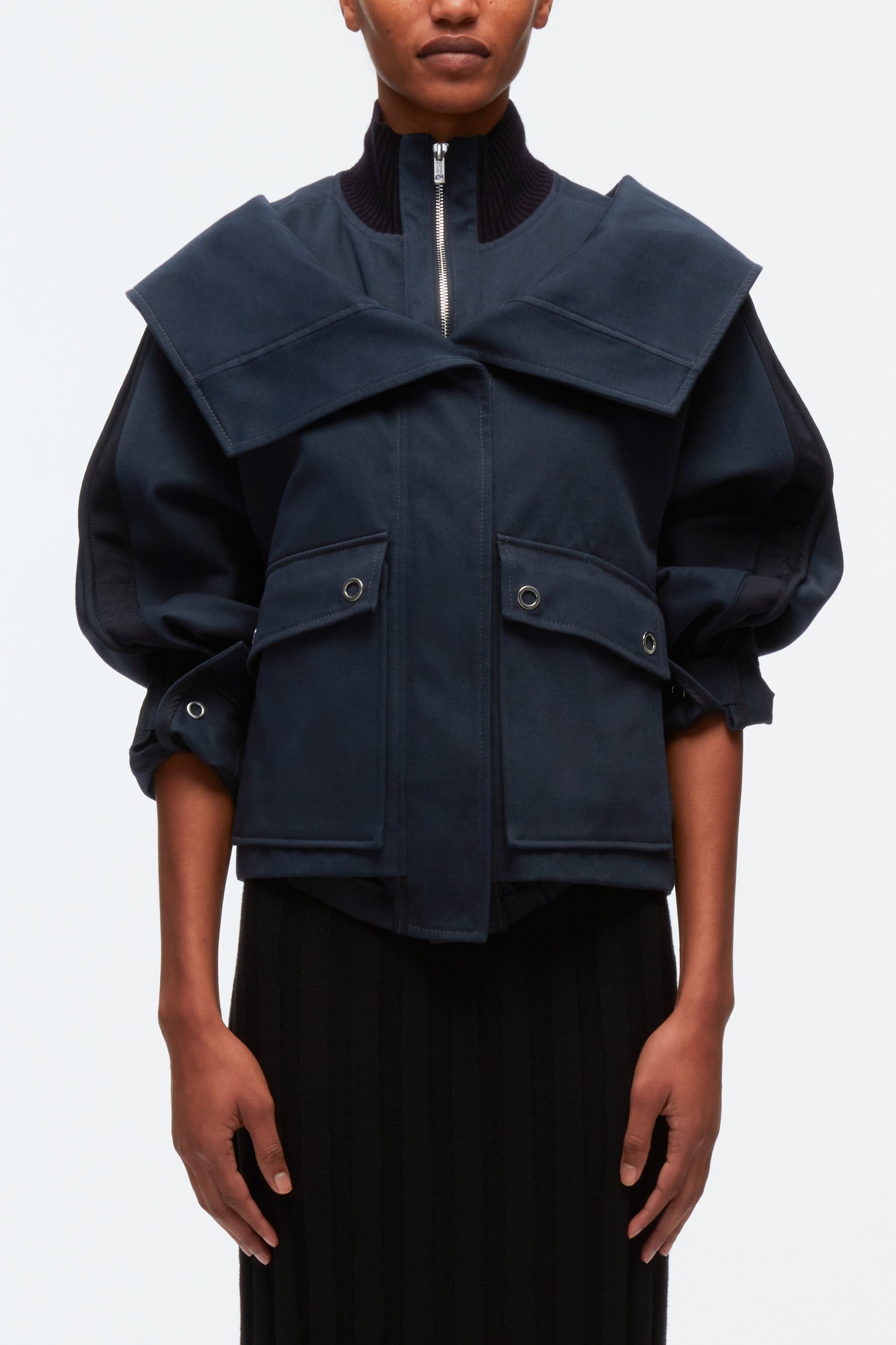 Double Collar Utility Jacket - 2