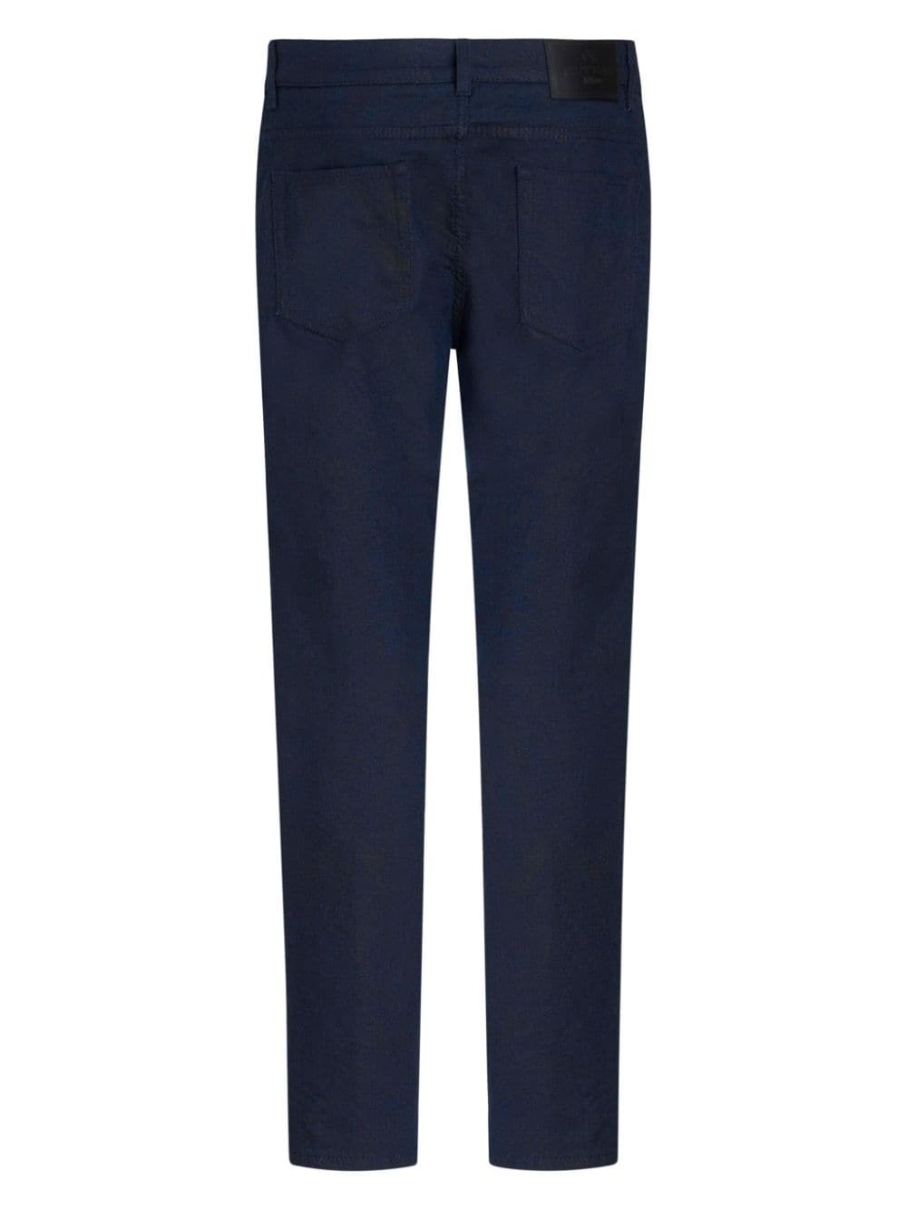 logo-patch straight-leg jeans - 7