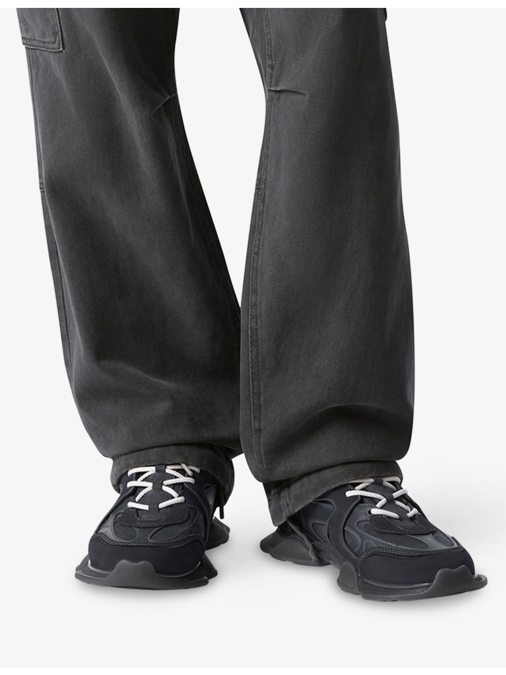 Eris Leather and Suede Trainers - 2