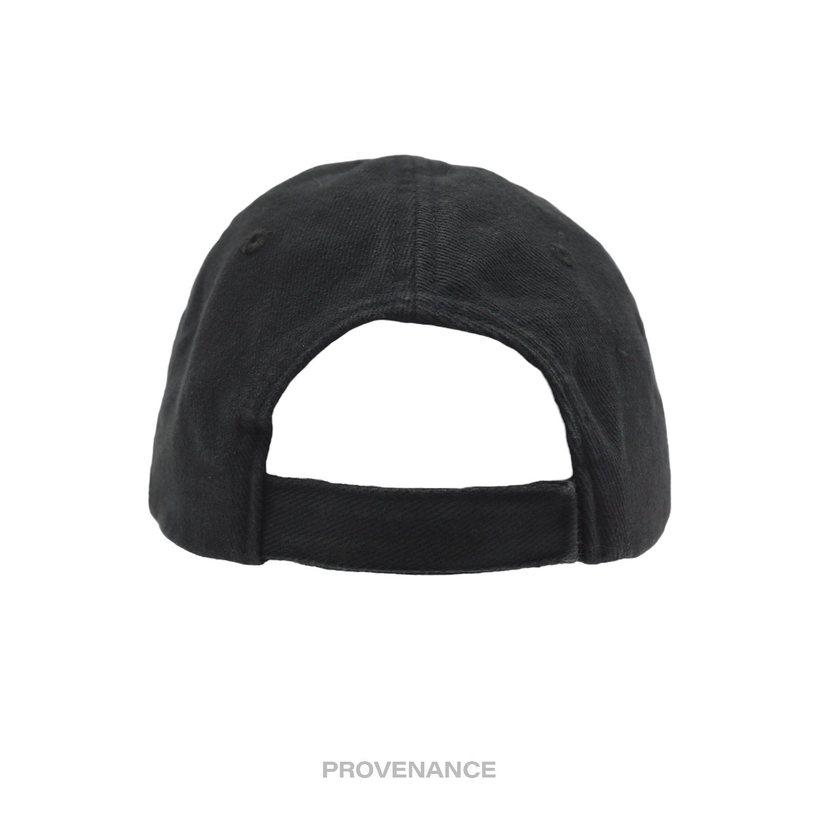 Balenciaga Embroidered Logo Cap - Washed Black - 6