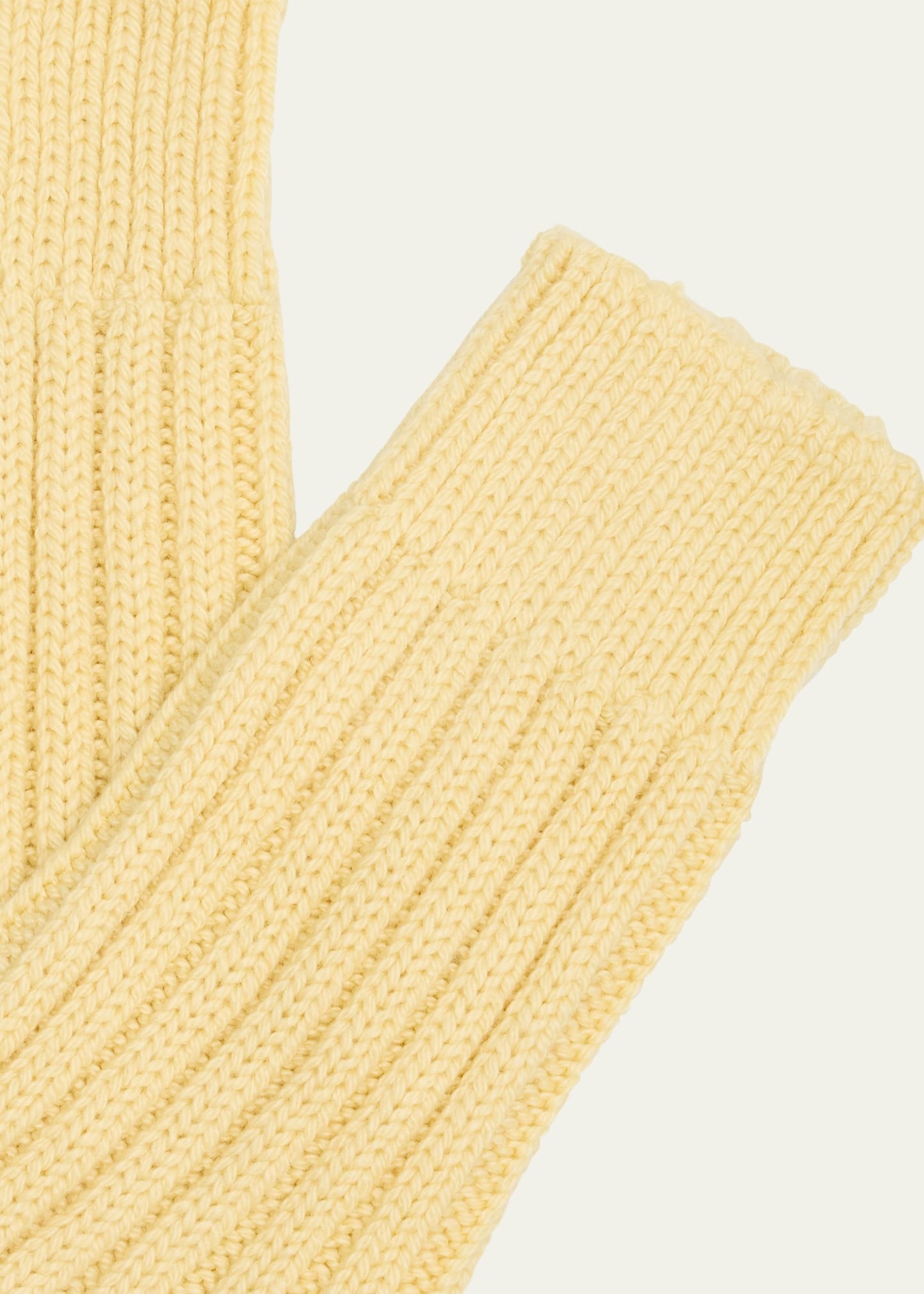 Yosemite Ribbed Cashmere Socks - 2