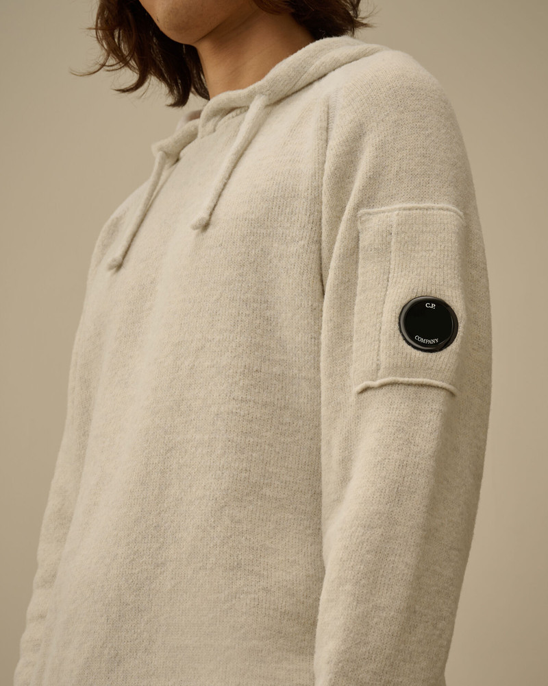 Fleece Knit Hooded Sweater 5