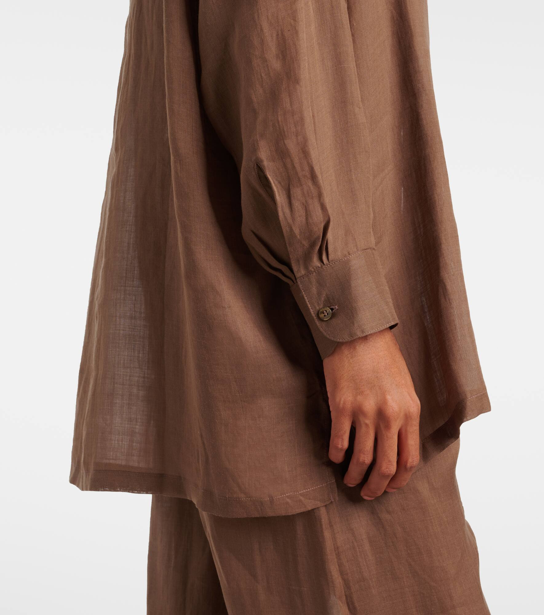 Niko oversized ramie shirt - 5