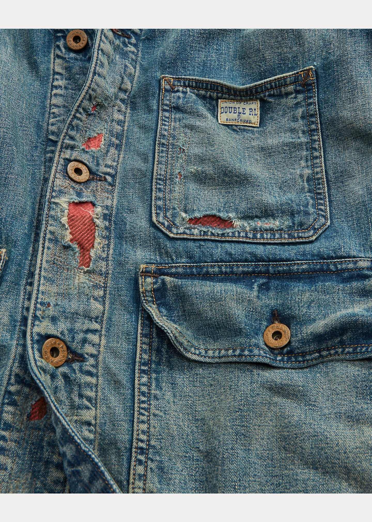 Repaired Campton Denim Work Jacket - 4