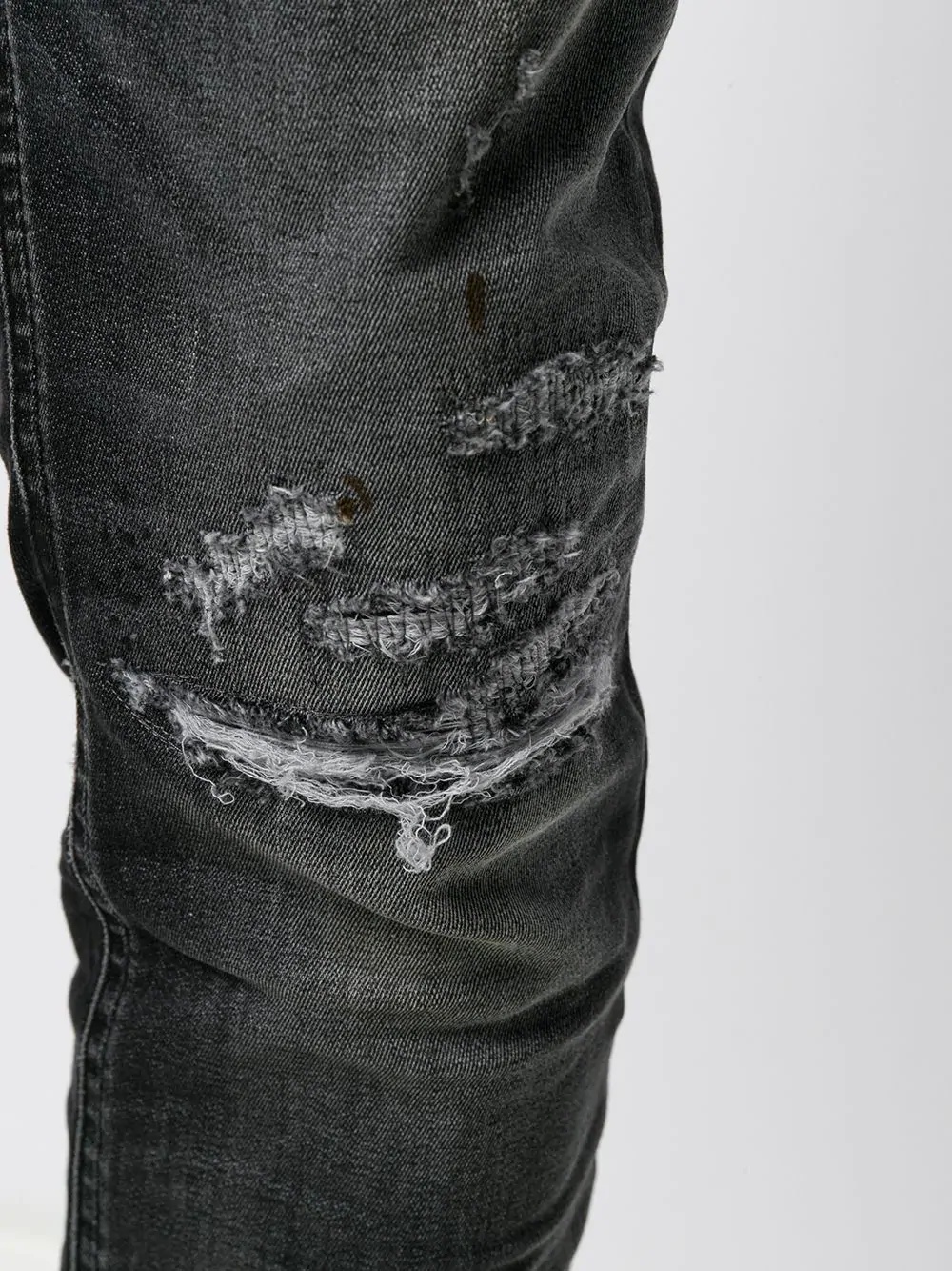 distressed slim-fit jeans - 5