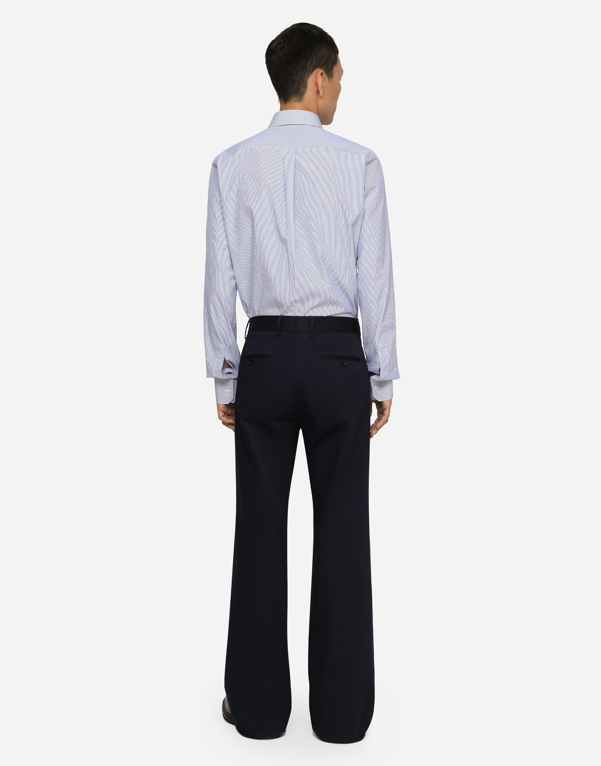 Striped cotton Martini-fit shirt - 3