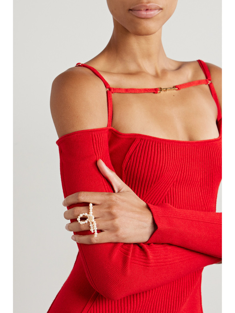 Completedworks + Net Sustain Recycled Gold Vermeil Pearl Ring outlook