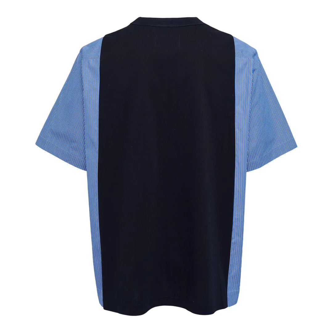 Poplin X Cotton Jersey T-Shirt - 2
