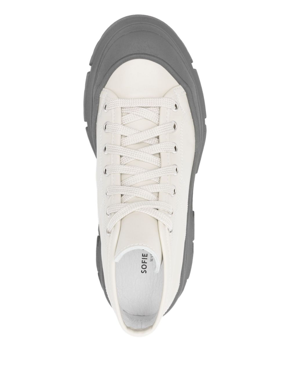lace-up chunky-sole boots - 4