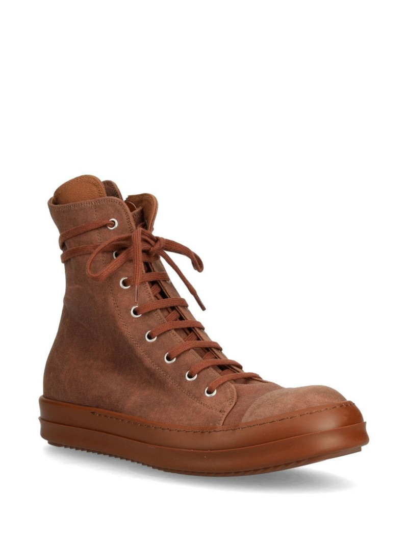 Rick Owens DRKSHDW hi-top sneakers outlook