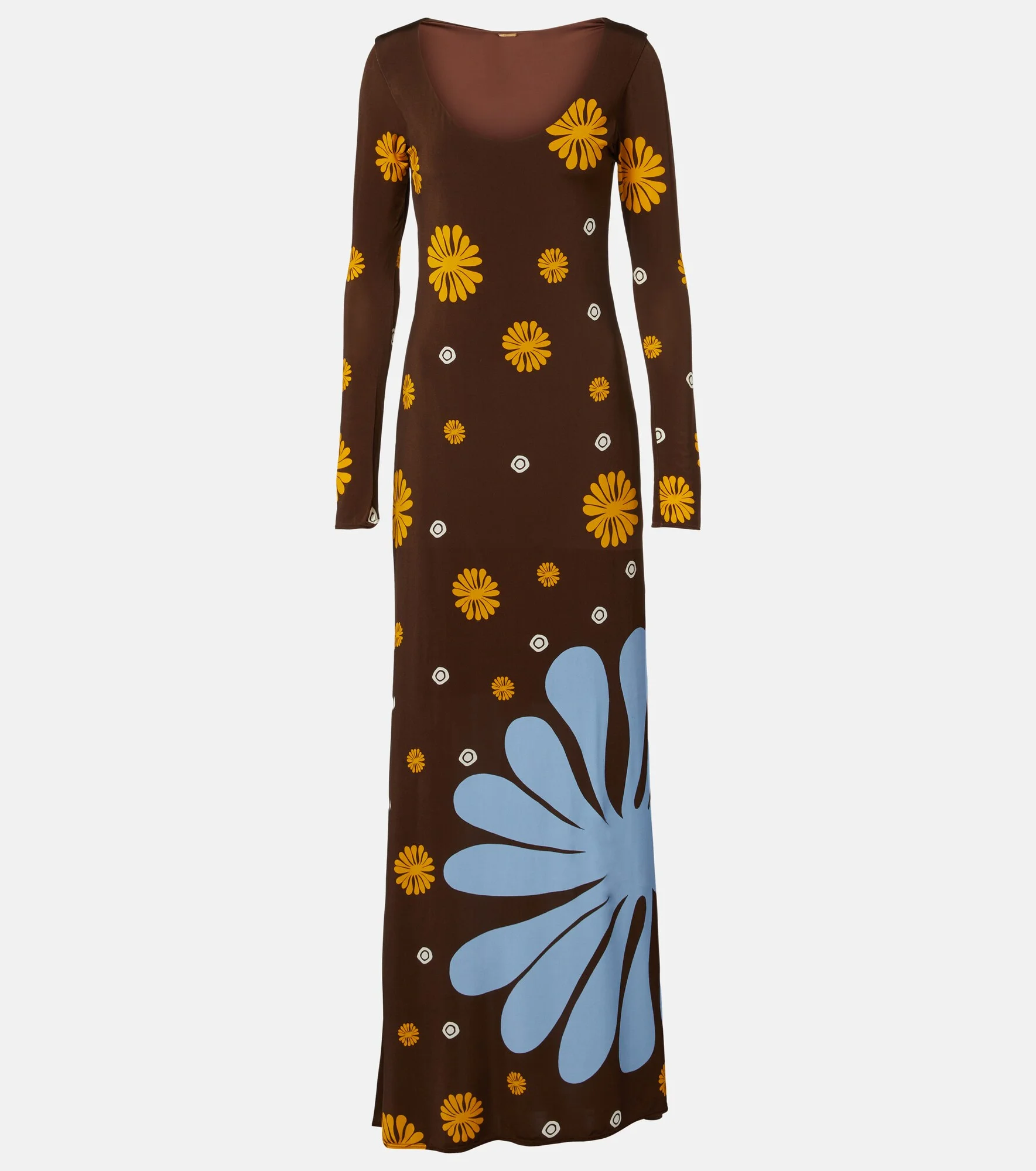 Rocco floral jersey maxi dress - 1