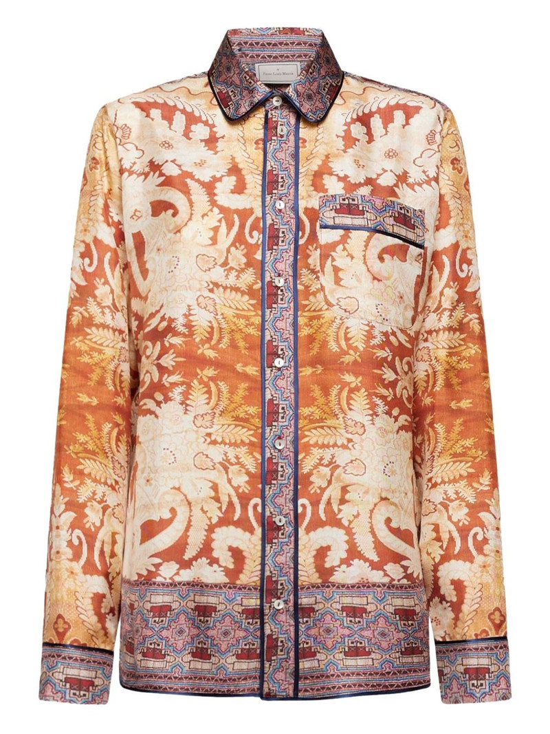 paisley-print long-sleeve shirt 1