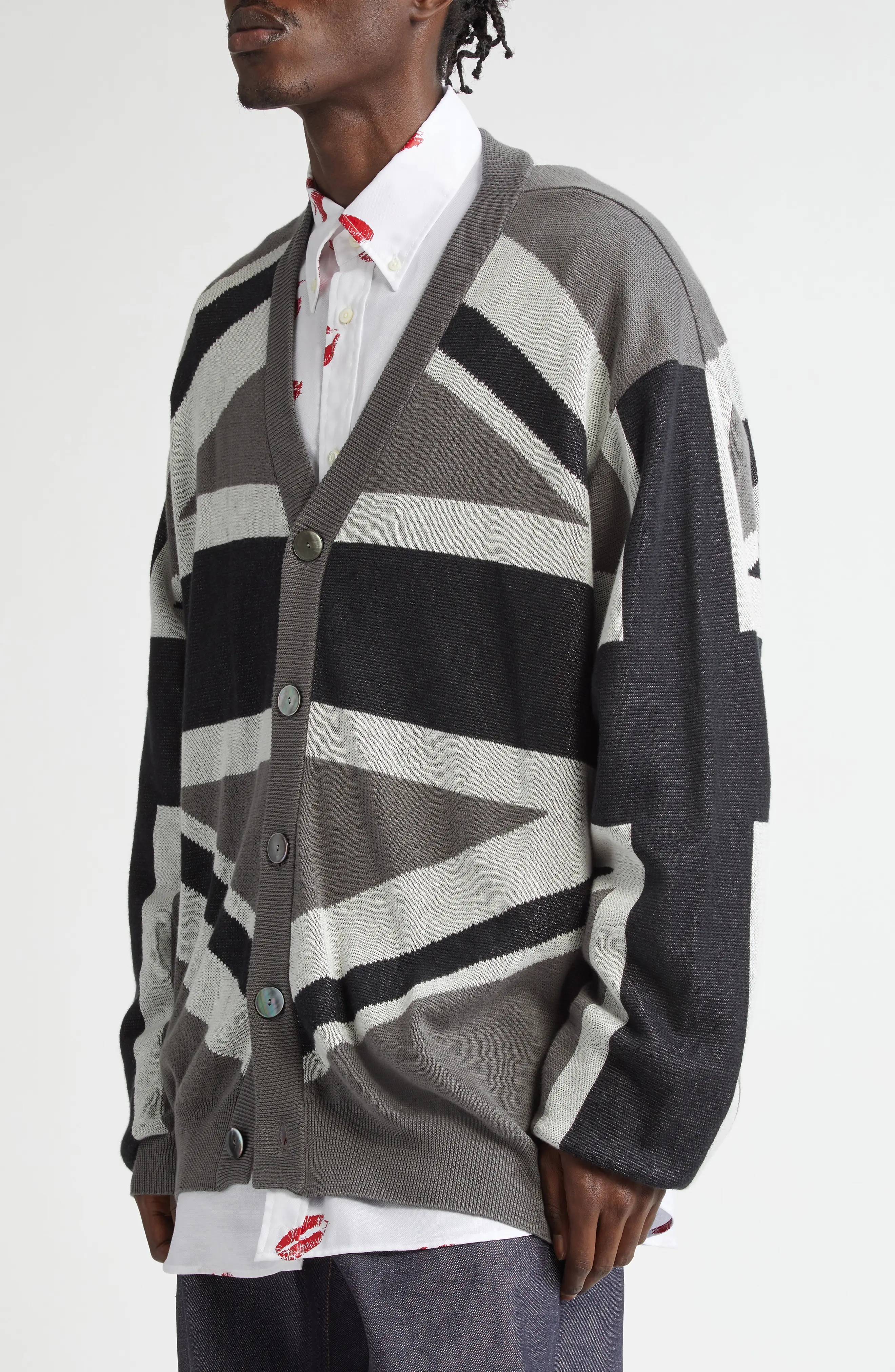 Union Jack Cotton Cardigan - 5