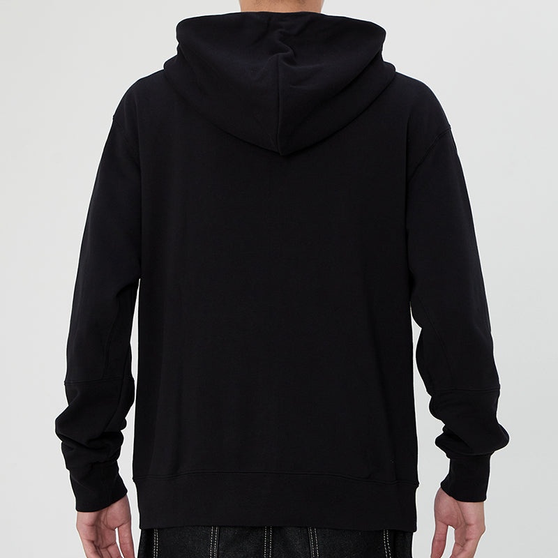 Men's Air Jordan Woven Label Logo Sports Hooded Jacket Autumn Black DH7727-010 - 5